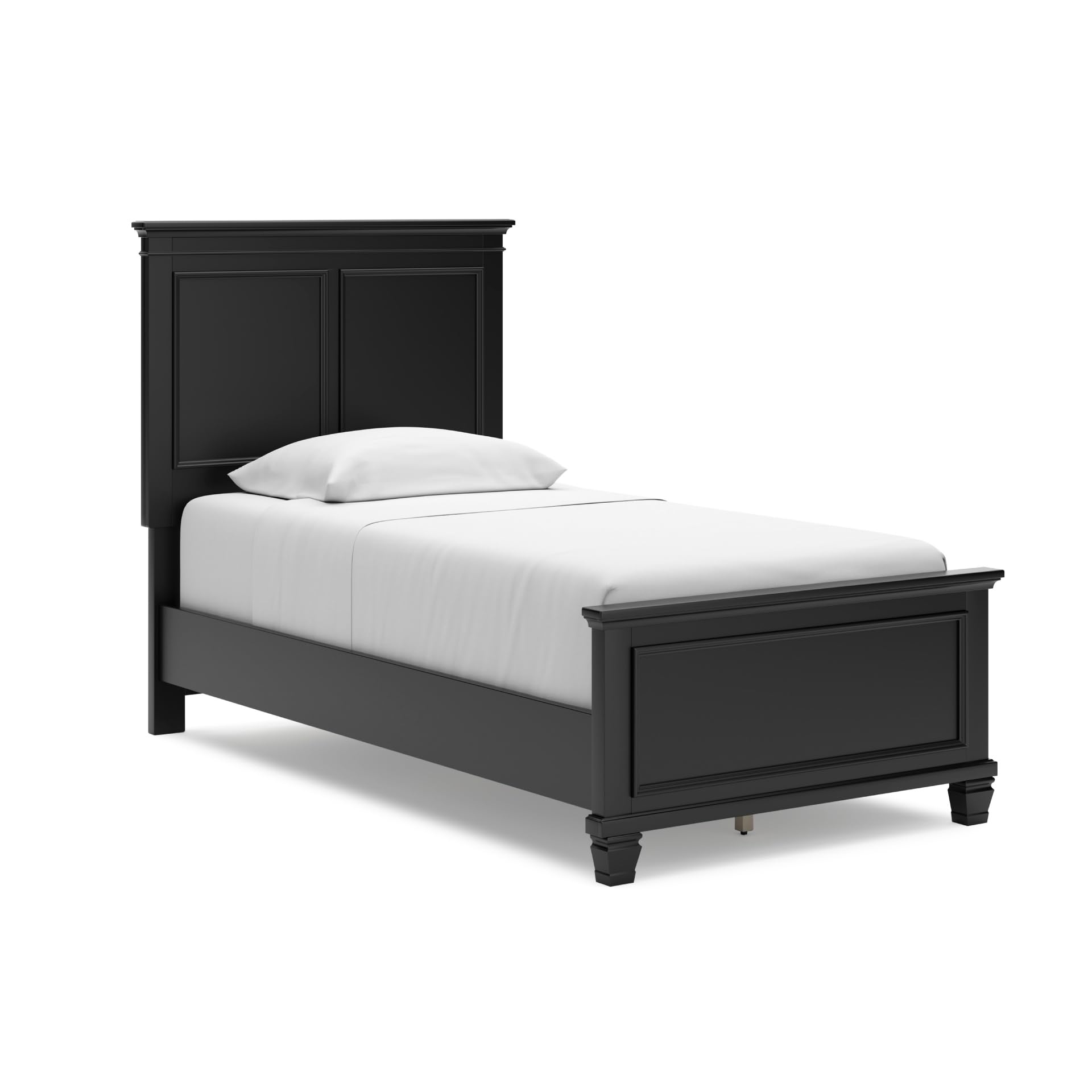 Signature Design by Ashley Lanolee Twin Panel Bed, Black Kids Bed