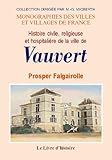  Histoire civile, religieuse et hospitalière de la ville de Vauvert - du Xe siècle à l\'année 1790
