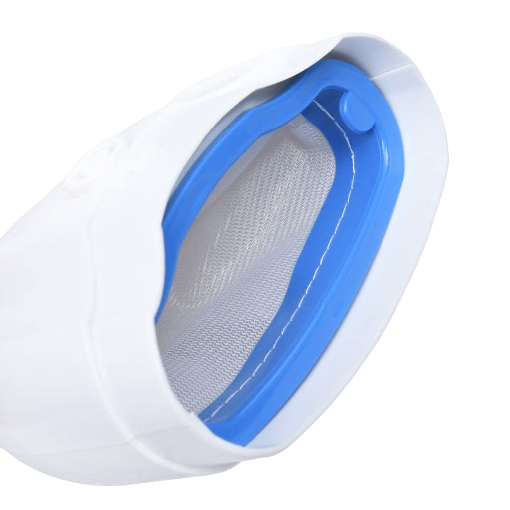 Aspirador de piscina para piscinas elevadas de ABS, manguera de 5 m, conector de 32 mm, 4 adaptadores con barra telescópica, adecuado para piscina, spa, jacuzzi, suelo, pared y esquinas