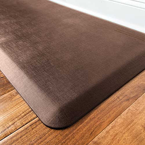 image for WellnessMats Linen Collection Anti-Fatigue Floor Mat, Polyurethane –