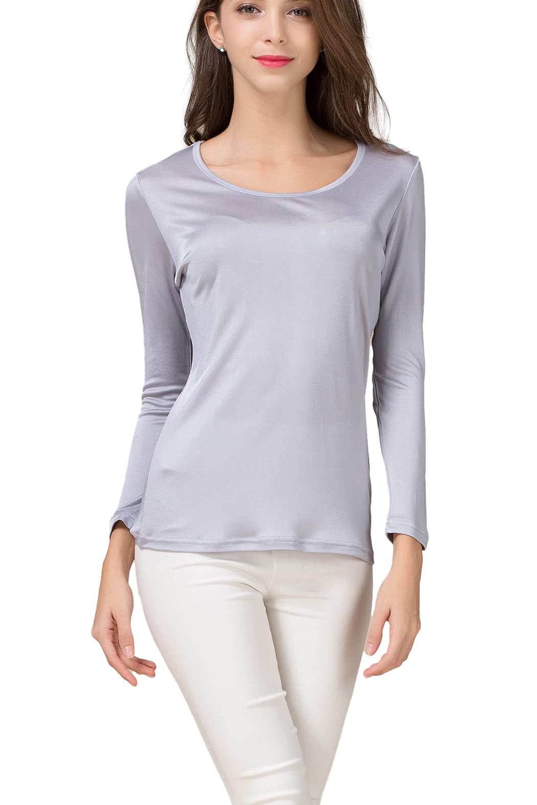 METWAY Mulberry Silk T-Shirt