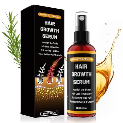 Rouclo Siero Crescita Capelli con Biotina,Olio di Ricino e Rosmarino