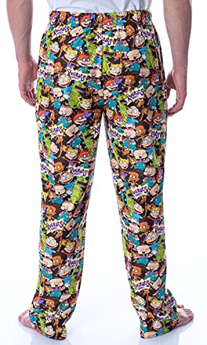Nickelodeon Men's Rugrats Character Mashup Adult Loungewear Sleep Bottoms Pajama Pants4