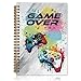 Clyrax Game Themed A5 Spiral Notebook, 80 Pages Ring Bound Notepad, Gamer Gifts for Boys, 40 Sheets Lined Journal for Kids Diary, Study, School, Notebooks for Gamers, Spiral Notebook for Gaming Fans