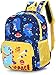 Produktbild BETOY Kinderrucksack Klein Kleinkind Junge Kindergarten Rucksack Dinosaurier Cartoon Dinosaurier Backpack für Mädchen JungenBlau
