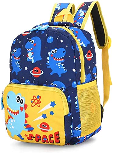 Preisvergleich Produktbild BETOY Kinderrucksack Klein Kleinkind Junge Kindergarten Rucksack Dinosaurier Cartoon Dinosaurier Backpack für Mädchen JungenBlau