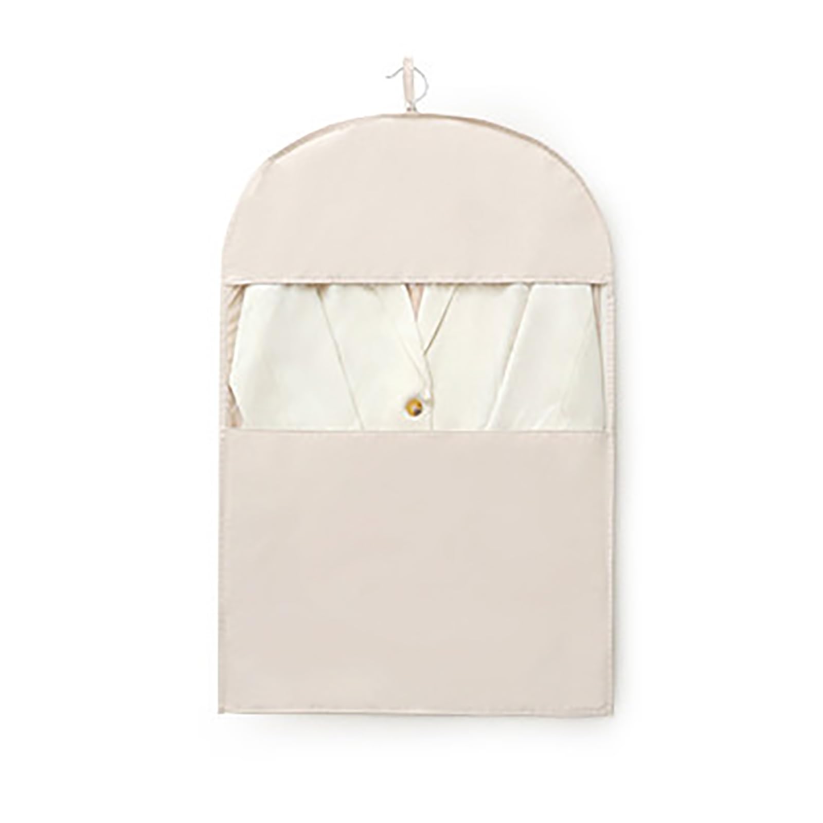 Garment Bags for Hanging Clothes, Clothes Cover for Hanging, Garment Bag Storing Suits, Coats and Trenches(White,58 * 90cm/23 * 35in)