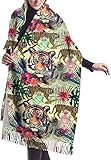 REGALO PERFECTO: esta bufanda de moda se puede presentar como un regalo para su familia, amigos y usted mismo en Acción de Gracias, Navidad, Cumpleaños, Día de la Madre o algunos días especiales, este es un regalo acogedor y cálido. Todos lo amarán.