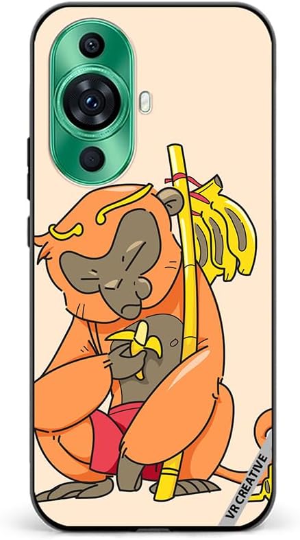 VR Creative Protective Case Cover For Huawei nova 11 Sleepy Monkey Design Multicolour NR504401