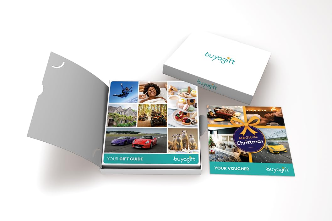 Buyagift Caja mágica de regalo de Navidad, más de 4695 experiencias para una o dos personas, para ayudarte a celebrar esta Navidad