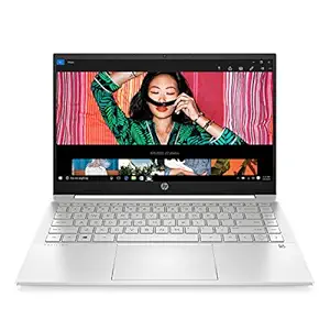 HP Pavilion 14, 11th Gen Intel Core i5 14 inches Thin and Light FHD, IPS, Micro-Edge, Anti-Glare Display Laptop (8GB/512GB SSD/Windows 10 Home/B&O Audio/MS Office/Natural Silver/1.41 kg), 14-dv0543TU