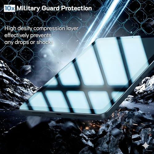 Image of Screen Protector for Samsung Galaxy Tab S10 Lite 10.9 inch Tablet, Tempered Glass Screen Protector for Samsung Galaxy Tab S10 Lite 10.9 inch (Anti Scratch, FingerPrint, SmudgeProof) [1 Pack]