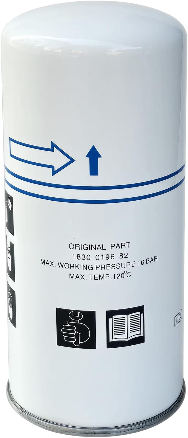 1830019682 1837004762 Air/Oil Separator Compatible with Air Compressor Replacement Part 1830-0196-82 1837-0047-62