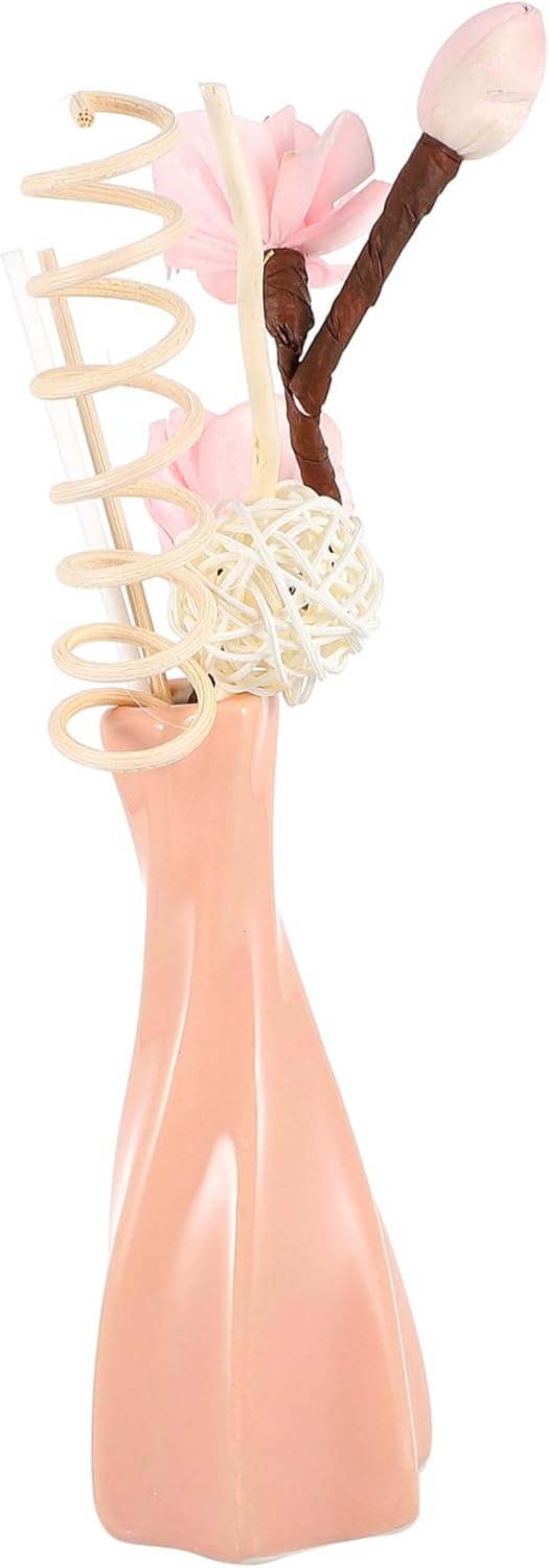 Mobestech 1Set Aroma Bottle Diffuser with Rattan Sticks Essential Oil Home Decor for Living Bedroom Office Present for Housewarming Weddings and Holidays