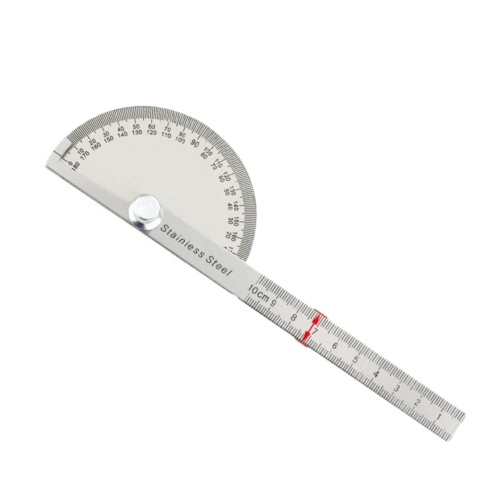 Mesureur d'angle en acier inoxydable 180° outil de mesure d'angle - 5