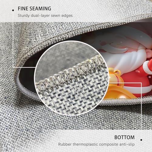 Tapis Noël lavable antidérapant pour protéger votre salon - 7
