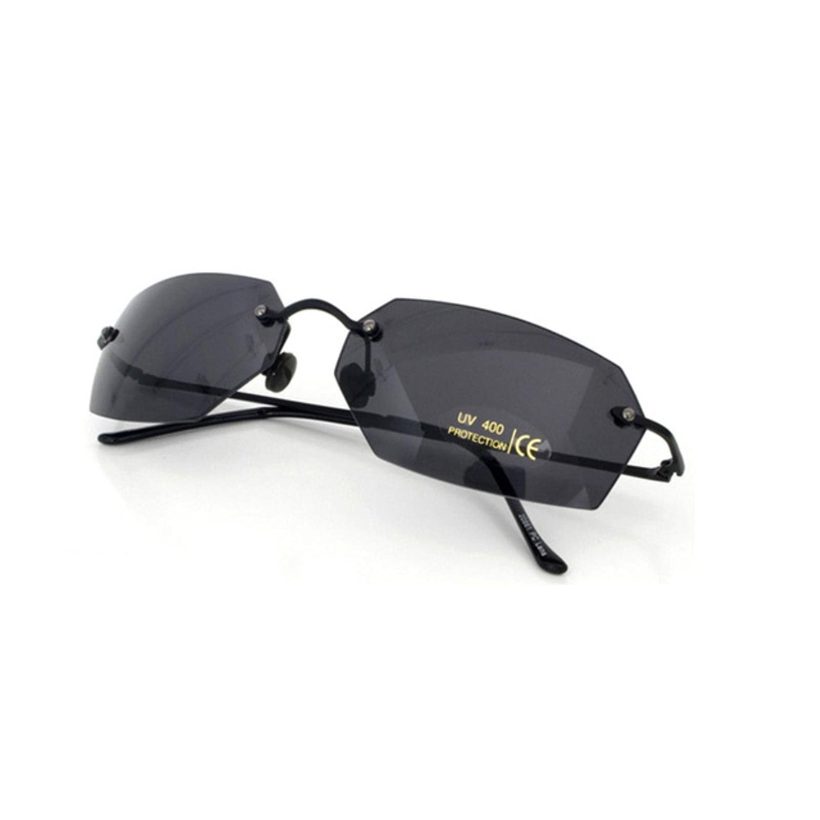JIMINISO Movies Morpheus Sunglasses Men Polarized Driving Chameleon Glasses Male Rimless Sun Glasses Day Night Vision UV400