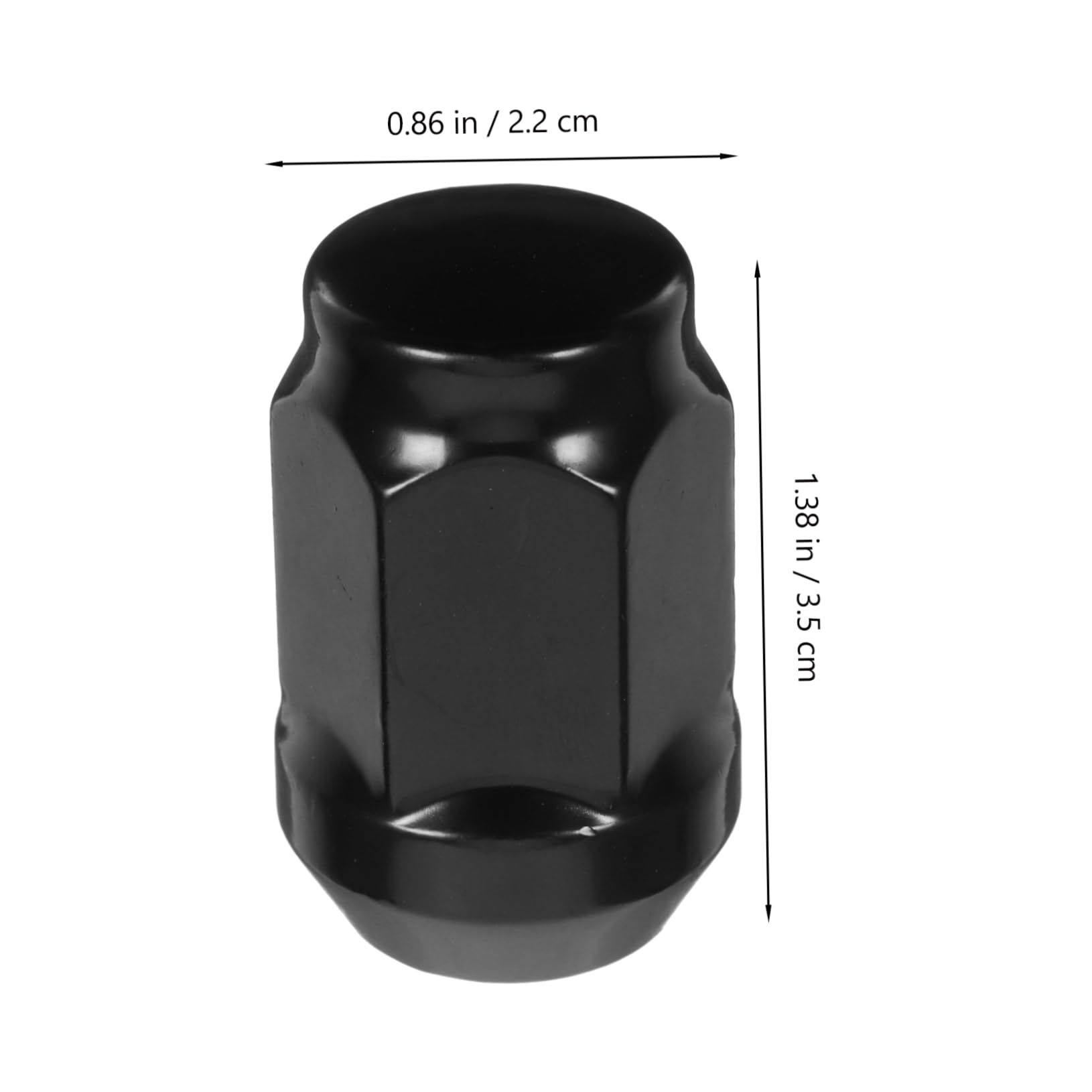 Cabilock 10pcs Chrome Wheel Nut Cover Durable Lug Nut Protectors with Salt Spray Resistance for Reliable Protection Harsh Environments