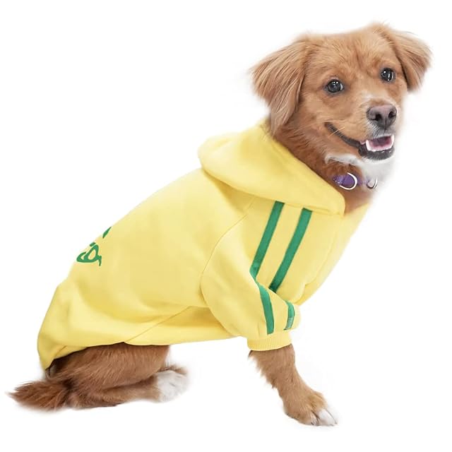 Eastlion Ropa Perro,Cálido Sudadera con Capucha para Perros Algodón Suéter Chaqueta Abrigo Costume Pullover…