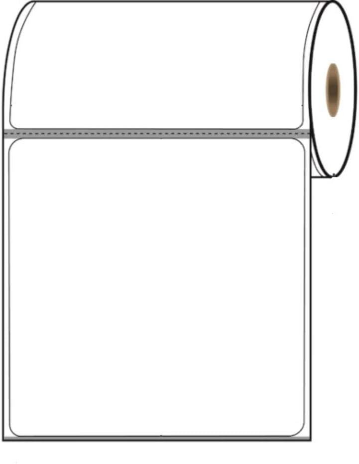 24 Rolls of 4" x 4" Zebra Compatible Labels for QL420, QLn420, and ZQ630 Mobile Printers, Direct Thermal, 3/4" core, 2 3/8” Outside Diameter, 150 Labels/roll, with perf and timing mark Made in the USA