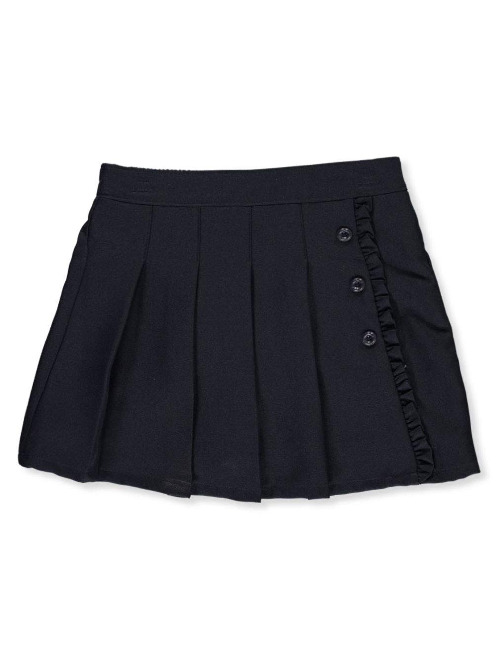 Nautica Monopattino a pieghe per uniforme scolastica da ragazza, Volant blu navy, 16