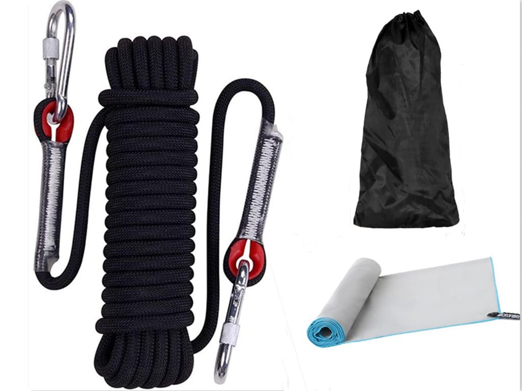 Cuerda Multifuncional para Exteriores D10 mm Nailon 1200kg Carga Rescate Montañismo Escalada