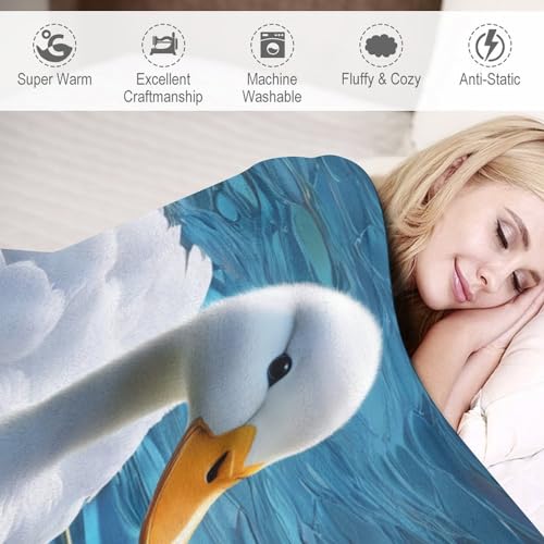 Couverture flanelle polaire épaisse lavable en machine blanche - 4