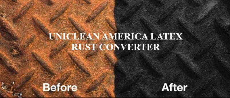 Rust Converter Latex I UNICLEAN AMERICA USA Rust CONVERTOR & Treatment I Made in USA I Size 64 FL OZ
