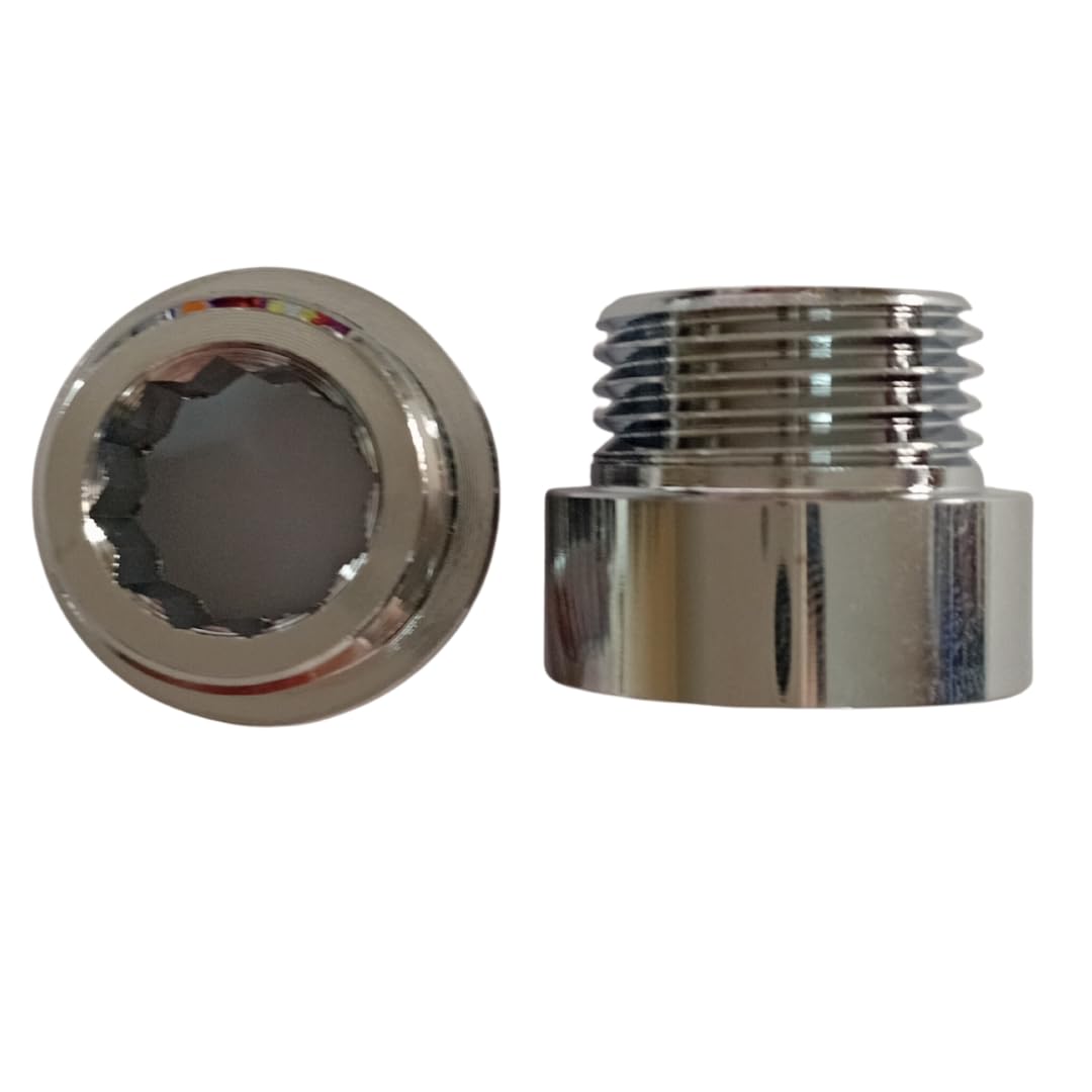 Radiator Extension Tails – Solid Chrome 10mm/ 15mm / 20mm / 25mm / 30mm / 40mm / 50mm Extensions, Leak-Proof & Corrosion Resistant Fittings for Central Heating Radiators M x F (10 Millimeters)
