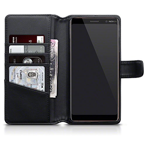 TERRAPIN Custodia Nokia 7 Plus, Vera Pelle della