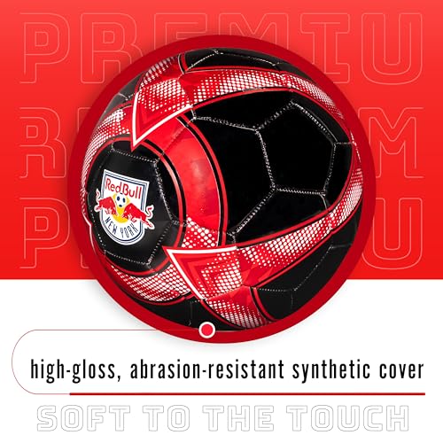 Franklin Sports MLS New York Red Bulls Soccer Ball - Official Size 5 Soccer Ball - Regulation Size + Weight Soccer Ball for Kids + Adults - Boys + Girls Soccer Ball - Air Pump Included by Franklin Sports - Image 6