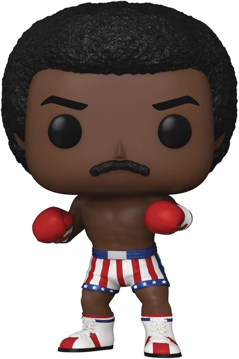Rocky 45th Anniversary - Apollo Creed Funko Vinyl Figure (Bundled with Compatible Box Protector Case), Multicolored, 3.75 inches