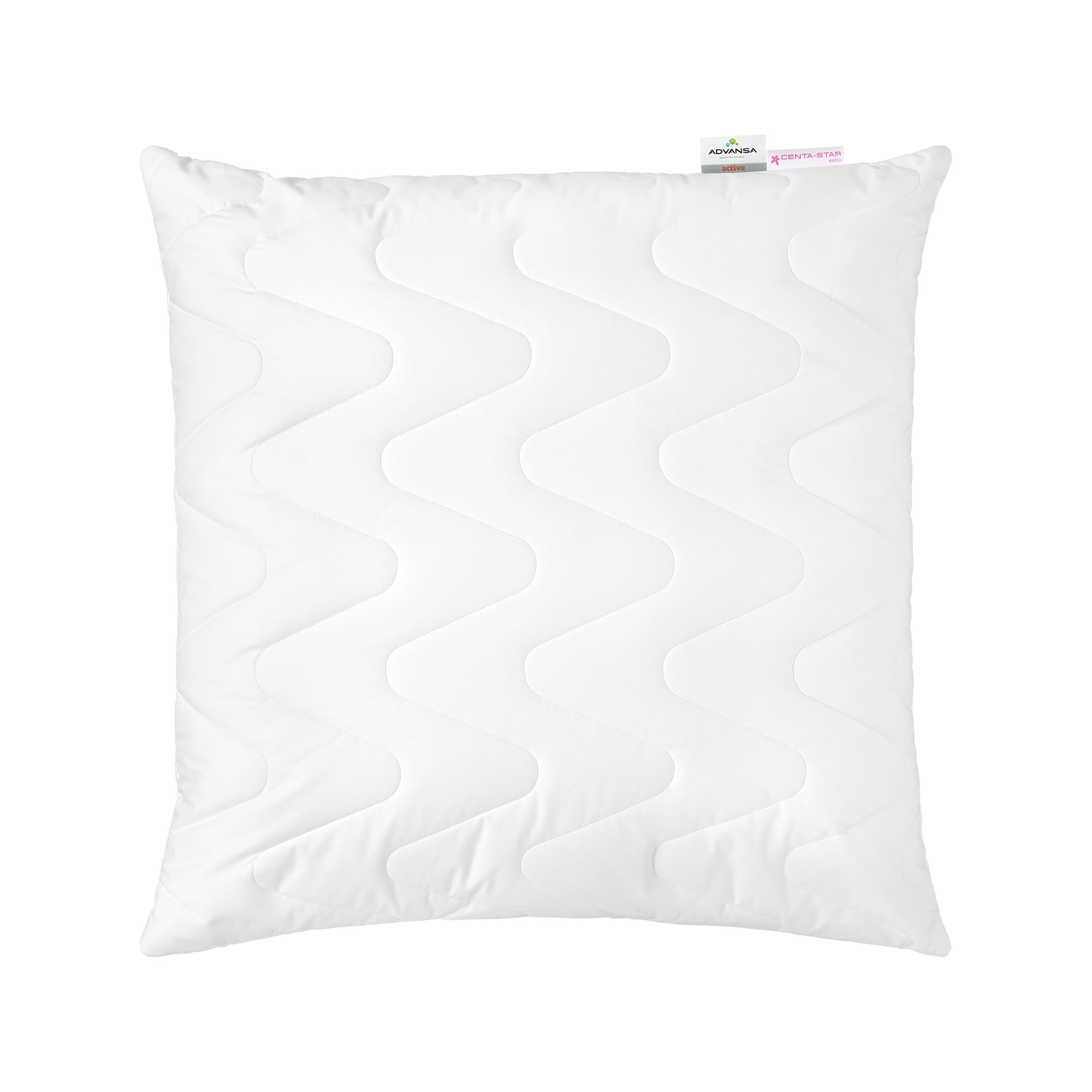 Centa-Star Extra - Almohada, Fibra Textil, Blanco, 80/80