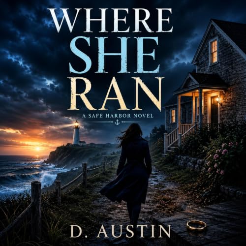 Diseño de la portada del título Where She Ran