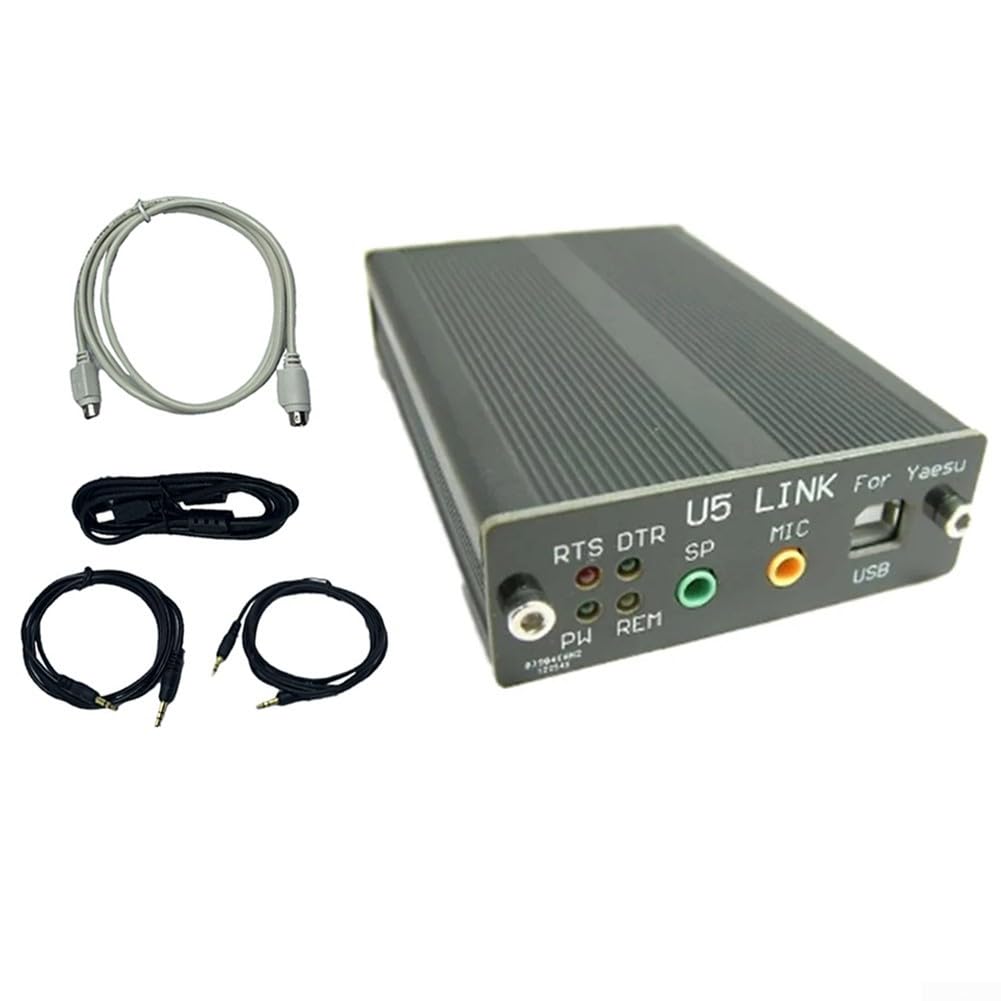 Adattatore connettore radio USB per Yaesu Ft-817nd Ft-857d Ft-897d con chip Ftdi e cavo dati audio optoisolato nero kit in alluminio