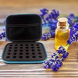 Ätherisches Öl Tragetasche Aufbewahrungsbox für 30 Ampullen Hält 1-3ml Flaschen Ätherisches Öl Reisen Tasche Harte Außenhülle Eva und Foam Insert Perfekt für Reisen (c)