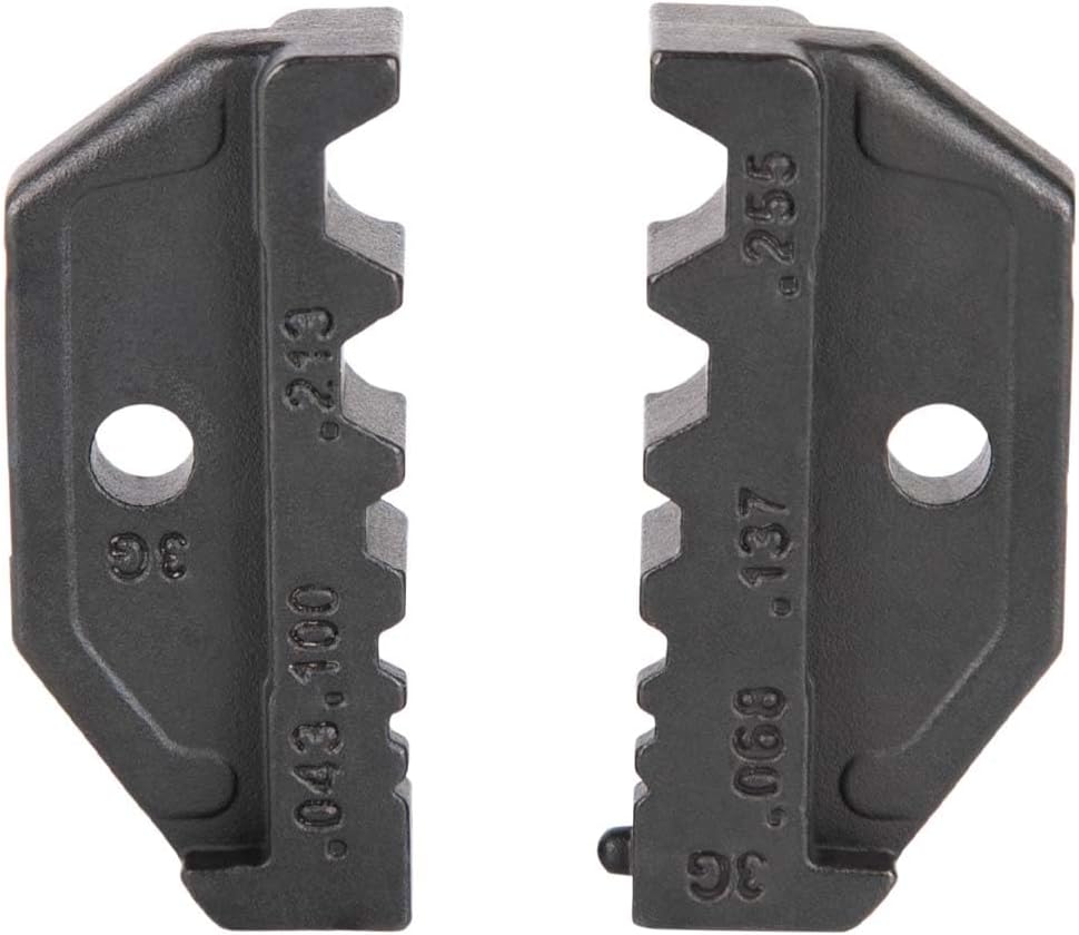 Klein Tools VDV201-040 Crimp Die Set for Use with VDV200-010 Ratcheting Crimper Frame for RG58/RG59, RG62, RG174, and Fiber Optic Cable
