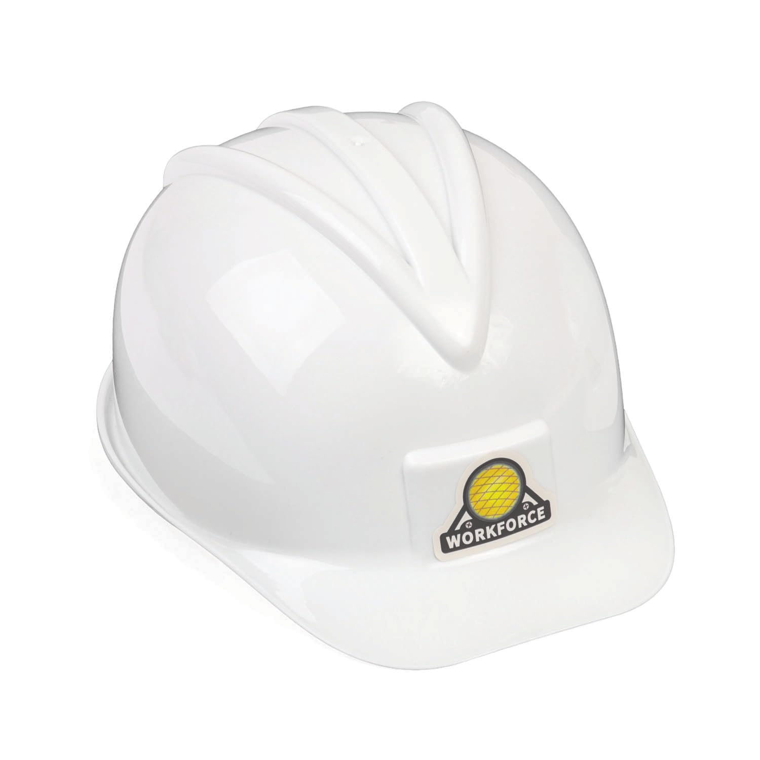 Bigjigs Toys Workforce Helmet | White Hard Hat for Kids Costume | Construction Toys for a Fancy Dress Party | Toddler Outfit for Boys & Girls Age 3+ | Educational Tool for Role Play Games