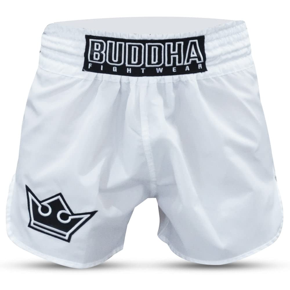 Short De Muay Thai Traditionnel Buddha Fight Wear - Nylon Séchant Rapide - Patron Européen - Pour Combat Et Entraînement