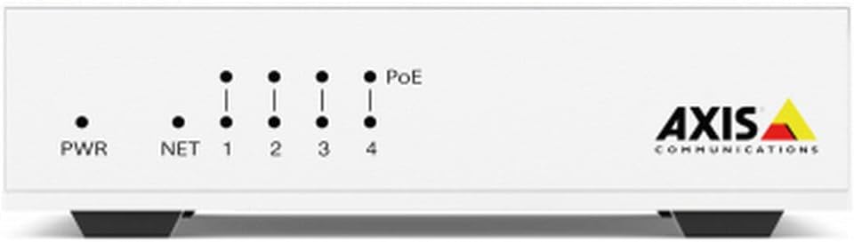 Axis D8004 Unmanaged Fast Ethernet (10/100) Connection Ethernet, Supporting Power Via This Port (PoE) White