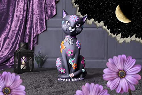 Hippy Kitty statuette Nemesis Now multicolore objet déco chat polyrésine unisexe - 7