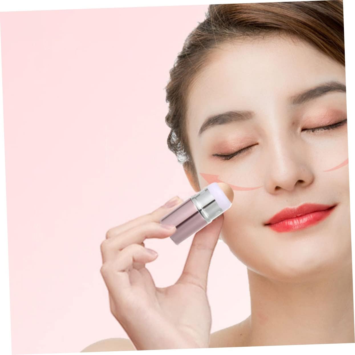 Ipetboom 2pcs Convenient Oil-absorbing Volcanic Stone Roller for Face Care Portable Facial to Instantly Control Shine and Oil for Oily Skin Anytime Anywhere