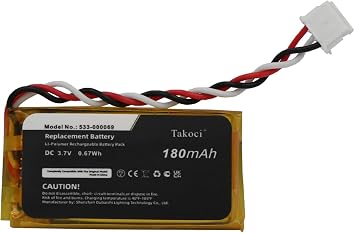 533-000069 Replacement Battery Compatible with Log/itech AHB521630,A-00031,G304,G703 Lightspeed,MX Vertical,UE310,UE3500,UE4500,Wireless Headset H600 3.7V 180mAh