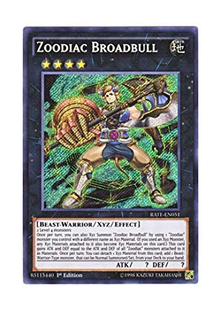 Amazon.co.jp: 遊戯王 英語版 RATE-EN051 Zoodiac Broadbull 十二獣 
