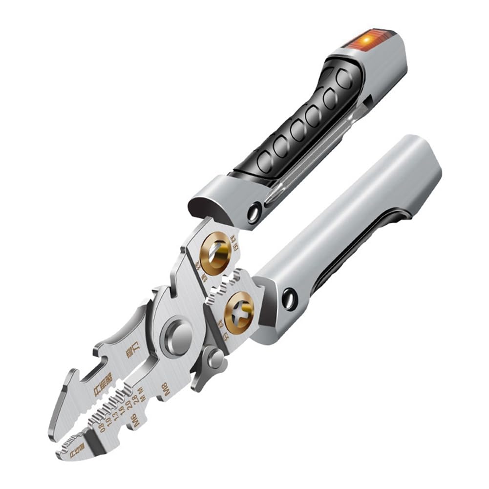 Littimoon Multi Functional Wire Stripping Pliers 21-in-1 Crimper Cable Stripper Cutter for Electricians Hand Tools