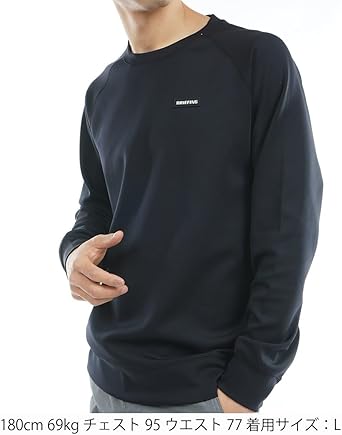 ブリーフィング トレーナー ブラック　メンズ Lサイズ　BRG221M55 ブリーフィング トレーナー ブラック メンズ Lサイズ BRG221M55