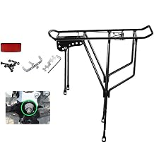 Rear Bike Rack for Triban Gravel 520 Quick Release Cargo Luggage Bearings Structure Easy Install Bicycle Racks with Reflective