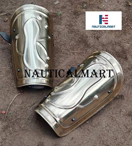 NauticalMart Greek Armour Bracers Vambraces Arm Guard Brass Finish