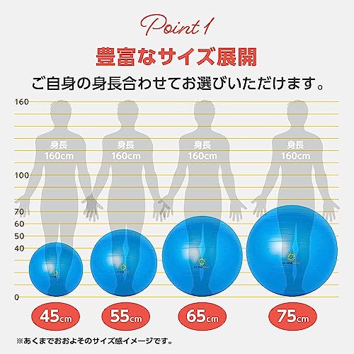 プリマソーレ フィットネスボール 45cm PSS91NH058