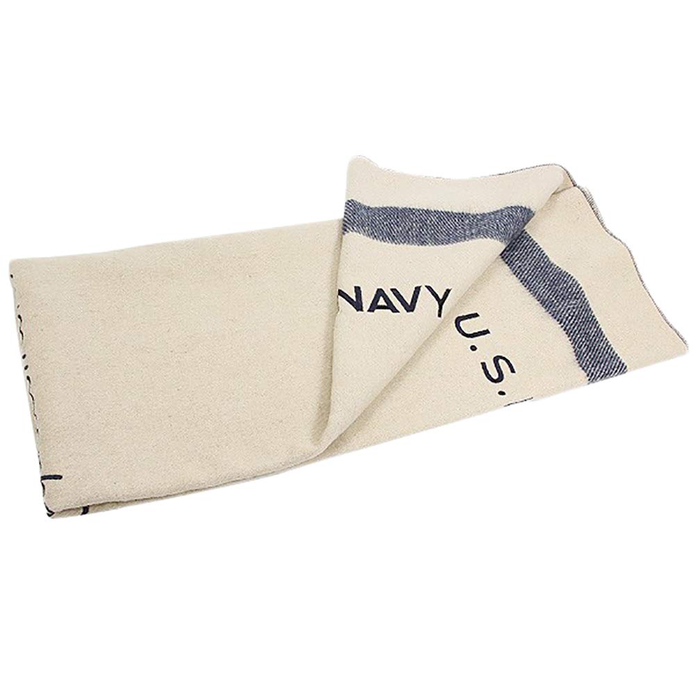 Amazon.co.jp: 米軍タイプ U.S NAVYブランケット 復刻 LARGEサイズ
